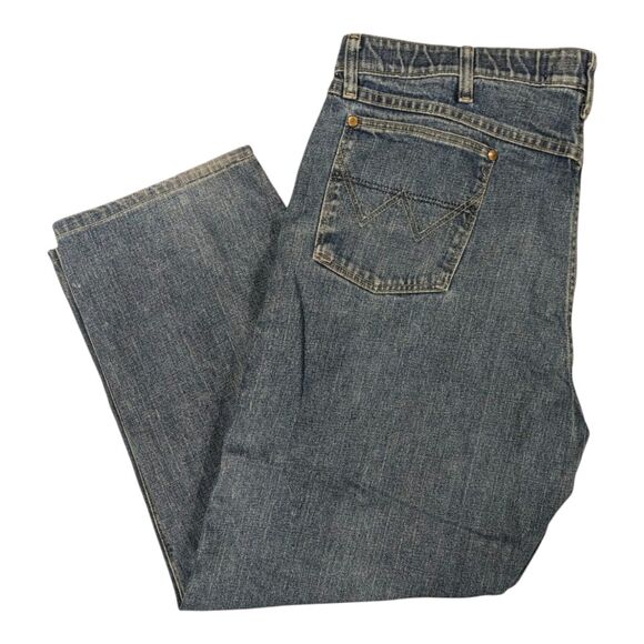 Men's 40X30 WRANGLER Denim George Straight Cowboy Cut Collection Stretch Jeans - Picture 2 of 10